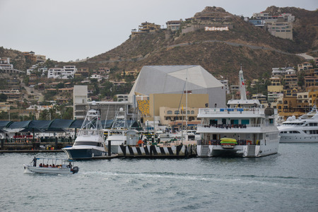 Cabo San Lucas Harbor in Mexico.のeditorial素材