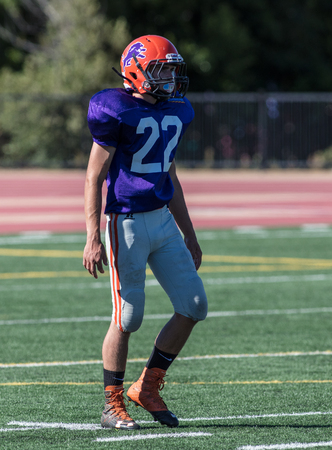 All star 8 man football action in Oroville, California, June 17, 2017のeditorial素材