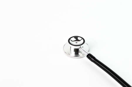 Stethoscope isolated on a white background. Conceptual imageの写真素材