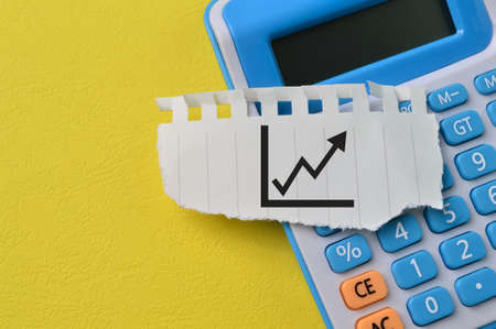Arrow growing pointing up. Business growth, planning and strategy concept.