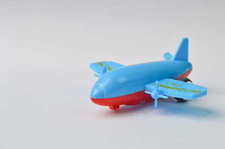 Toy plane isolated on a white background