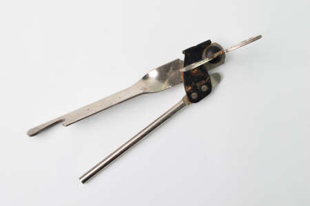 Can opener isolated on a white background