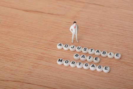 An Adjustable Rate Mortgage (ARM), also known as a variable rate mortgage or floating rate mortgageの写真素材