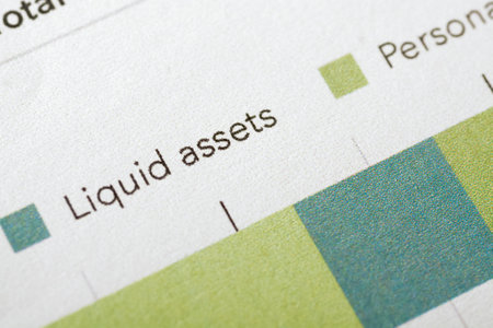 Liquid assets, also known as current assets, are assets that can be quickly converted into cash without significant loss of value.の写真素材