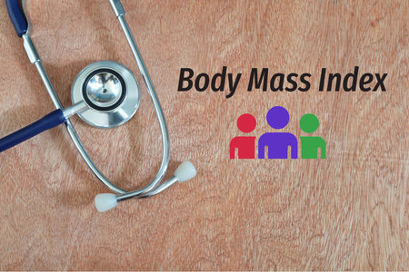 Body Mass Index (BMI) is a measure used to assess an individual's body weight in relation to their height.の写真素材