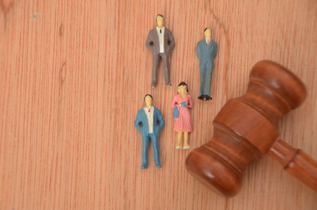 The presence of law regulations indicates the role of government agencies in overseeing and regulating business activities.の写真素材