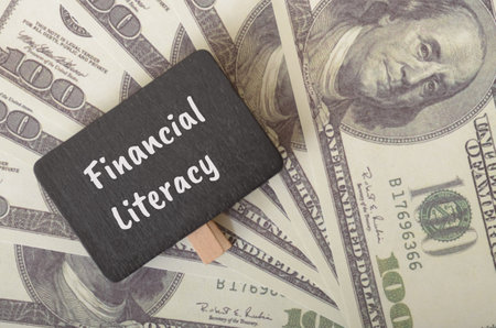 Financial literacy refers to the ability to understand and effectively use various financial skills, including personal financial management, budgeting, and investing.の写真素材
