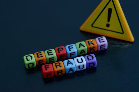 Deepfake fraud poses a significant threat to online security, as it can be used to spread misinformation, impersonate individuals, and even commit financial crimes.の写真素材