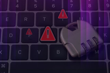 The image could be used to promote the importance of cybersecurity and the need for strong security...