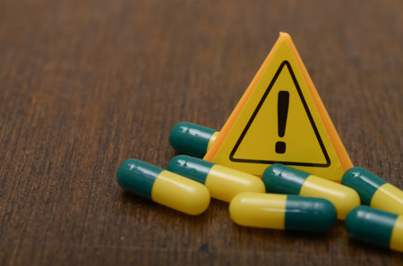 The image conveys a message of caution and awareness about the potential side effects or misuse of...