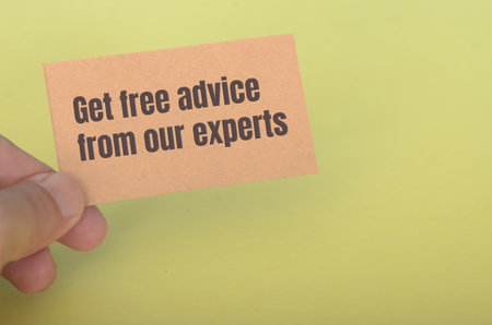 Get Free Expert Advice Today: Simple Solutions at Your Fingertipsの写真素材