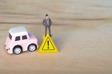 Protecting Yourself from Car Scams: A Businessman's Guide to Warning Signsの写真素材