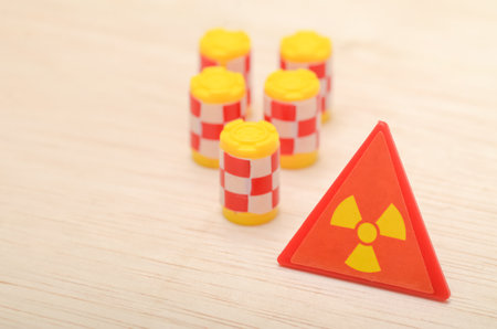 the potential dangers associated with radioactive materials and the importance of proper handling and storage.の写真素材