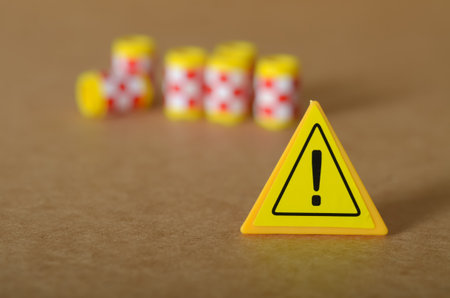 Caution: Pills and Medication Risk Warning Sign