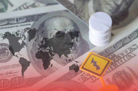 Rising Oil Prices: Geopolitics, Supply Chains, and Inflation Concernsの写真素材