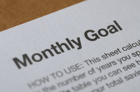 Small Steps, Big Results: Monthly Goals That Actually Workの写真素材
