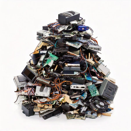 Mounting E-Waste Crisis: Discarded Electronics in a Modern Ageの素材