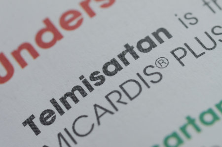 Understanding Telmisartan: Blood Pressure Medication Conceptの写真素材