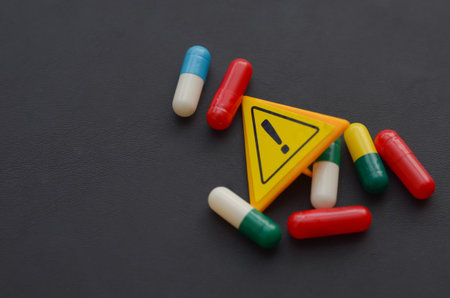 Colorful Pharmaceutical Capsules Depicting the Hidden Dangers of Medication Misuse and Drug Abuse