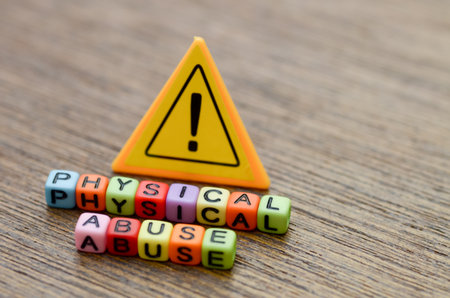 A direct and impactful concept using a miniature warning sign and bead letters to advocate for...