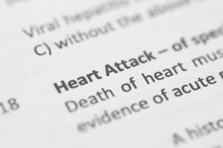 The Silent Killer: A Visual Guide to Heart Attack Awareness and Emergency Response.の写真素材