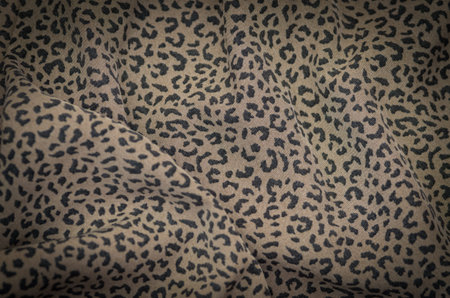 Leopard Print Fur Texture Background, Seamless Animal Skin Pattern for High-End Textile and Luxury...
