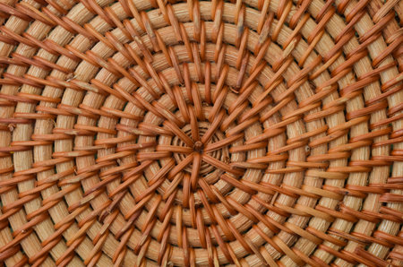 Spiral Rattan Weave Pattern Background