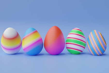 Colorful Easter eggs background for Easter day- Imageの写真素材