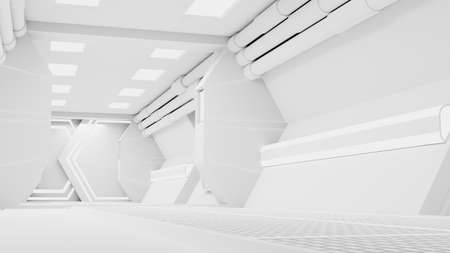 Spaceship Corridor is a stock motion graphics video that shows the interior of a moving spaceship. The POV in the corridor. 3D renderingの写真素材