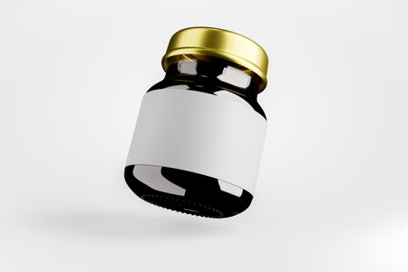 Blank packaging cosmetic pouches, bottles, and boxes. without any labels intended for packaging design 3D render.の写真素材