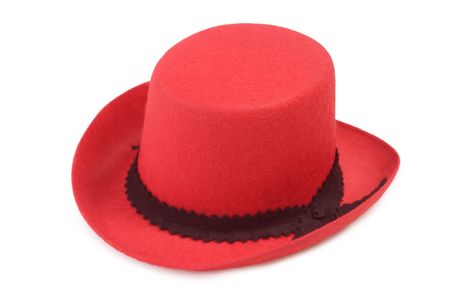 Red Carneval Hat on bright Backgroundの写真素材