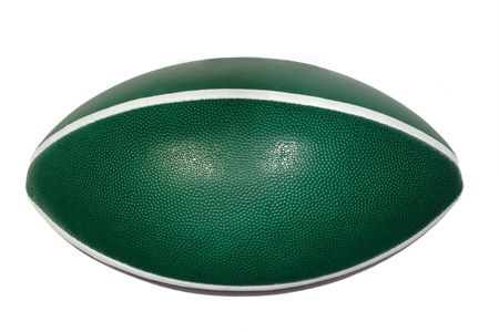 American football isolated on white background.の写真素材