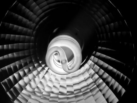 Detail from Lightning equipment in black and whiteの写真素材