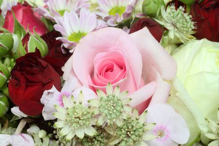 Bouquet, professional bunch of beautiful flowersの写真素材