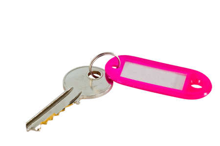 Keys isolated on white backgroundの写真素材