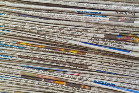 Image of a stack of newspaper