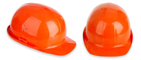 Hard Hat isolated on white backgroundの写真素材
