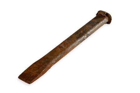 Old Chisel isolated on white background