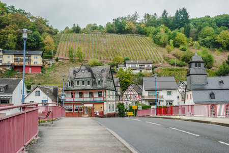 Beautiful small village in summer in germany