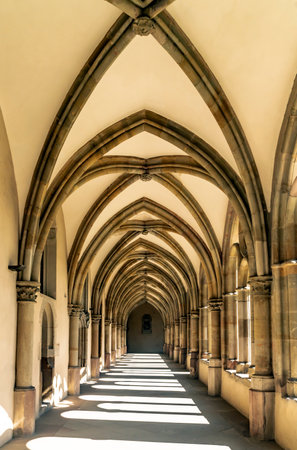 TRIER, Germany - September 13, 2019:  Trier Cathedral St. Peter is not only the oldest church in Germany, the cloister was also built during this time.のeditorial素材
