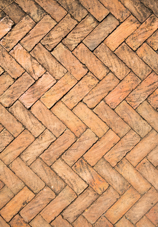 Orange brick Floorの写真素材