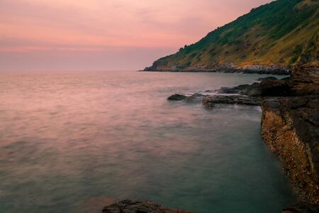 stone in the seaの写真素材