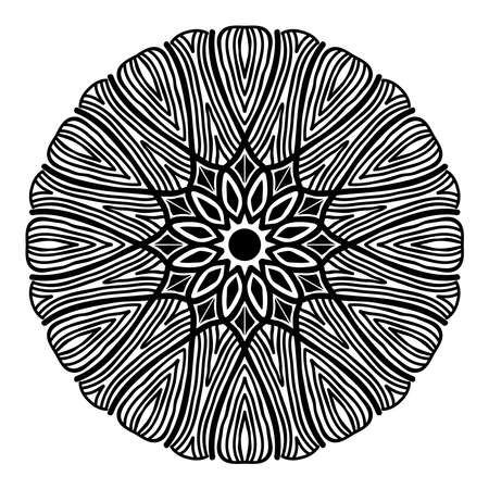 arabesque mandala artwork design for invitation of luxury vector template backgroundのイラスト素材