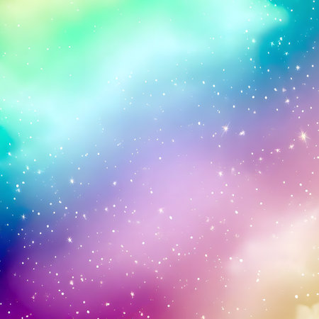 Cosmic Background with  Glowing Nebula and Stardustの素材