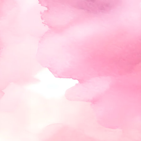 Pink Watercolor Background with Grunge Texture and Soft Brush Strokesの素材