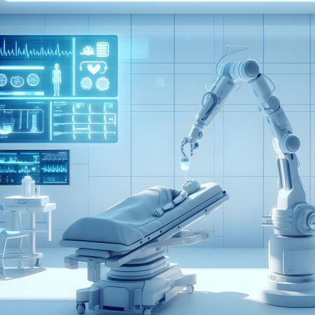 Futuristic medical interface with innovative medical designの素材