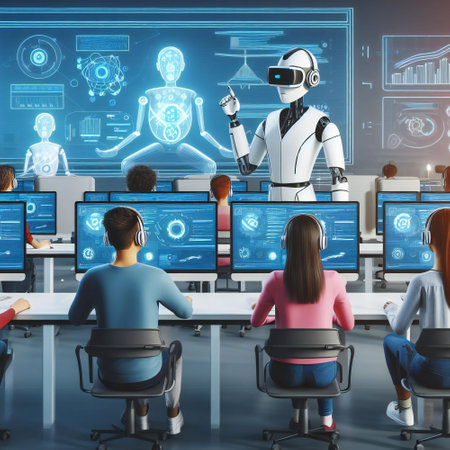 Future forward education with AI and technologyの素材