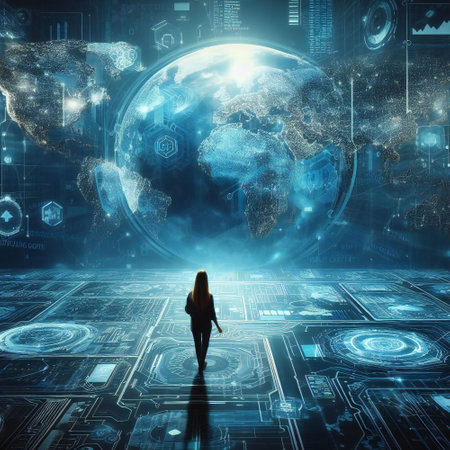 cybersecurity network for security of informationの素材