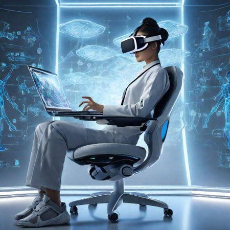 Immersive medical training with virtual reality AI and human connectionの素材