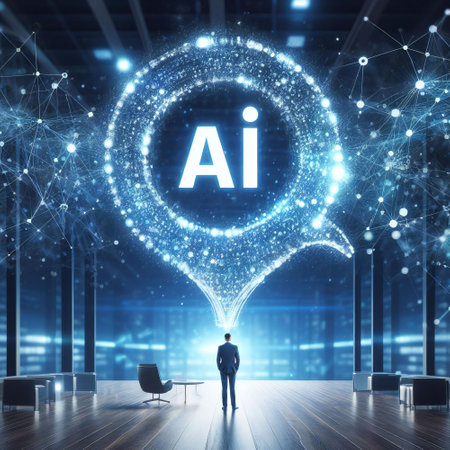 Big Data AI Dot Concept entails fusion of artificial intelligence to extract insightsの素材